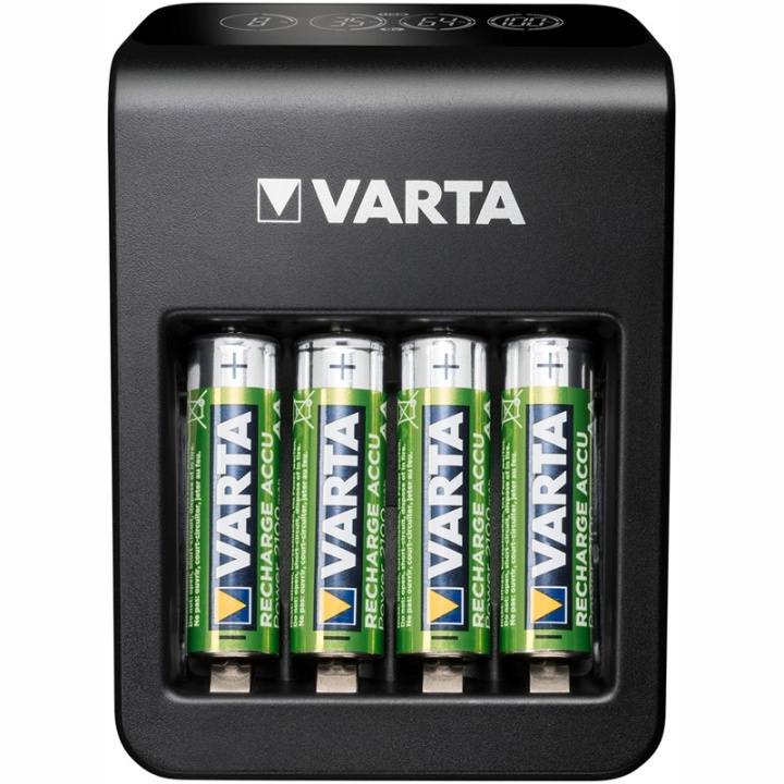 Varta LCD Plug Carger+ AA/AAA/9V + U i gruppen HJEMMEELEKTRONIK / Batterier og opladere / Batterioplader hos TP E-commerce Nordic AB (A13895)