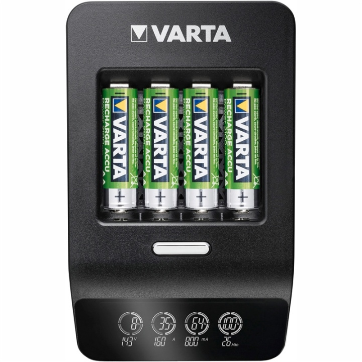 Varta LCD Ultra Fast Charger AA/AAA i gruppen HJEMMEELEKTRONIK / Batterier og opladere / Batterioplader hos TP E-commerce Nordic AB (A13896)