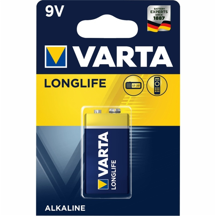 Også røgelse Victor Købe Varta Longlife 9V Batteri 1-pack | Teknikproffset.dk