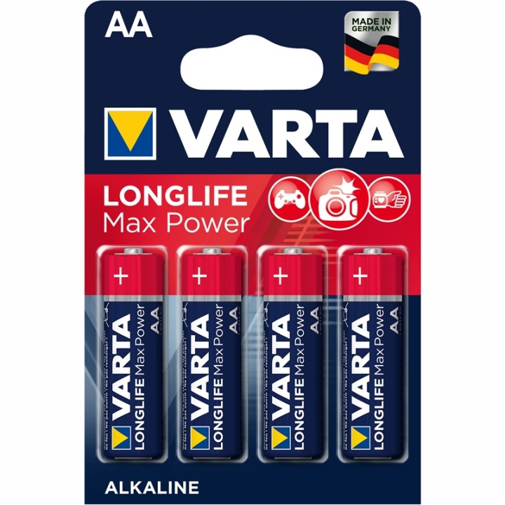 Varta Longlife Max Power AA / LR6 Ba i gruppen HJEMMEELEKTRONIK / Batterier og opladere / Batterier / AA hos TP E-commerce Nordic AB (A13907)