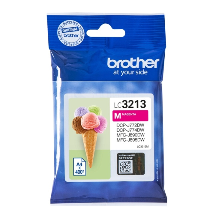 Brother LC-3213M bläckpatroner Original Hög (XL) avkastning Magenta i gruppen COMPUTERTILBEHØR / Printere og tilbehør / Blæk og toner / Blækpatroner / Brother hos TP E-commerce Nordic AB (A14014)