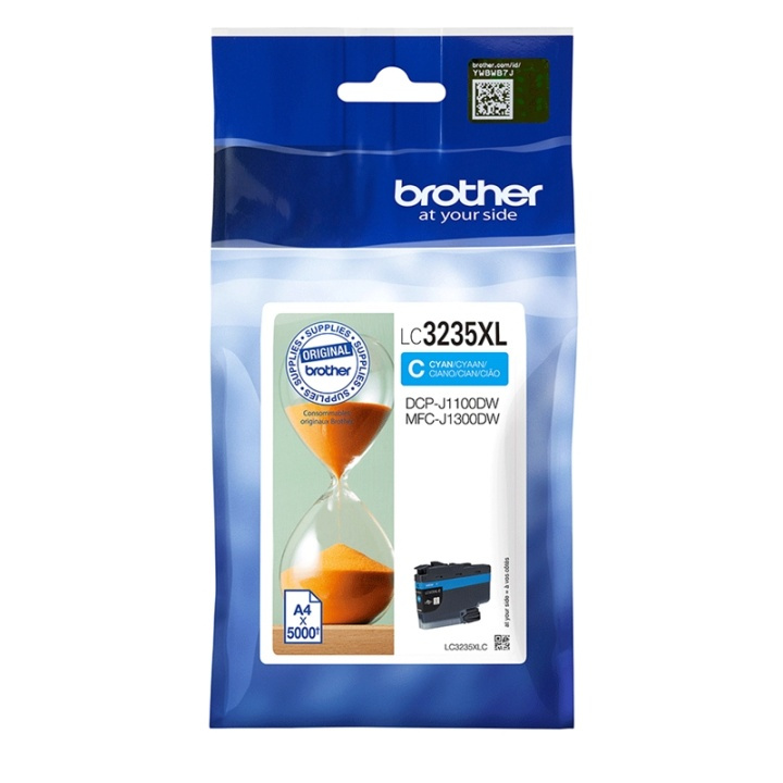 Brother LC-3235XLC bläckpatroner 1 styck Original Hög (XL) avkastning Cyan i gruppen COMPUTERTILBEHØR / Printere og tilbehør / Blæk og toner / Blækpatroner / Brother hos TP E-commerce Nordic AB (A14026)