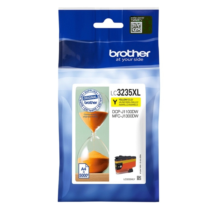 Brother LC-3235XLY bläckpatroner 1 styck Original Hög (XL) avkastning Gul i gruppen COMPUTERTILBEHØR / Printere og tilbehør / Blæk og toner / Blækpatroner / Brother hos TP E-commerce Nordic AB (A14028)