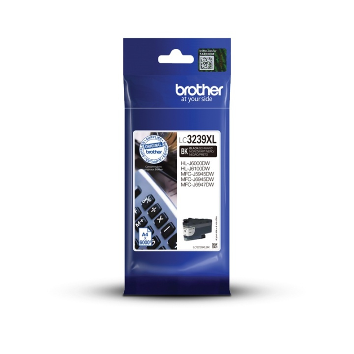 Brother LC-3239XLBK bläckpatroner 1 styck Original Hög (XL) avkastning Svart i gruppen COMPUTERTILBEHØR / Printere og tilbehør / Blæk og toner / Blækpatroner / Brother hos TP E-commerce Nordic AB (A14029)