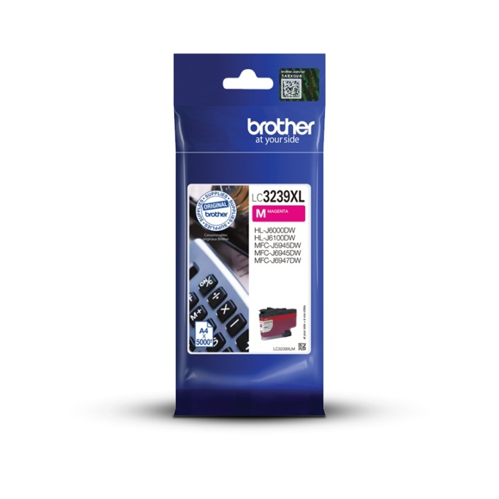 Brother LC-3239XLM bläckpatroner 1 styck Original Hög (XL) avkastning Magenta i gruppen COMPUTERTILBEHØR / Printere og tilbehør / Blæk og toner / Blækpatroner / Brother hos TP E-commerce Nordic AB (A14031)