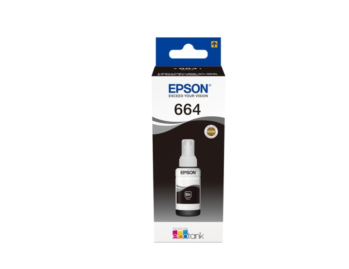 Epson Blæk C13T664140 664 Ecotank Sort i gruppen COMPUTERTILBEHØR / Printere og tilbehør / Blæk og toner / Blækpatroner / Epson hos TP E-commerce Nordic AB (A14249)