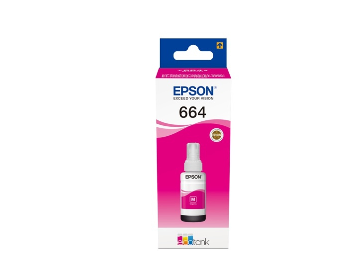 Epson 664 Ecotank Magenta ink bottle (70ml) i gruppen COMPUTERTILBEHØR / Printere og tilbehør / Blæk og toner / Blækpatroner / Epson hos TP E-commerce Nordic AB (A14251)