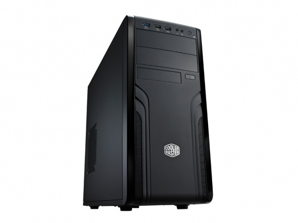 Cooler Master CM Force 500 Midi Tower Svart i gruppen COMPUTERTILBEHØR / Computerkomponenter / Kabinet hos TP E-commerce Nordic AB (A14501)