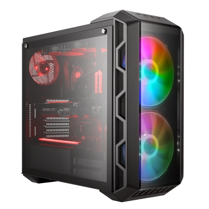 Cooler Master MasterCase H500 ARGB Midi Tower Grå i gruppen COMPUTERTILBEHØR / Computerkomponenter / Kabinet hos TP E-commerce Nordic AB (A14529)