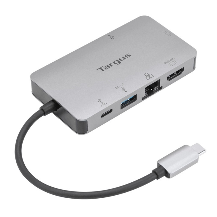 Targus DOCK419 Kabel USB 3.2 Gen 1 (3.1 Gen 1) Type-C Grå i gruppen COMPUTERTILBEHØR / Bærbare computere og tilbehør / Docking stationer hos TP E-commerce Nordic AB (A14593)