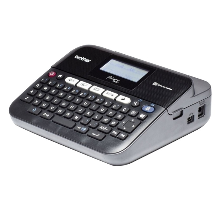 Brother PT-D450VP etikettskrivare Termal transfer 180 x 180 DPI Kabel TZe QWERTY i gruppen COMPUTERTILBEHØR / Printere og tilbehør / Printere / Labelmaskiner og tilbehør / Skrive og tilbehør hos TP E-commerce Nordic AB (A14634)