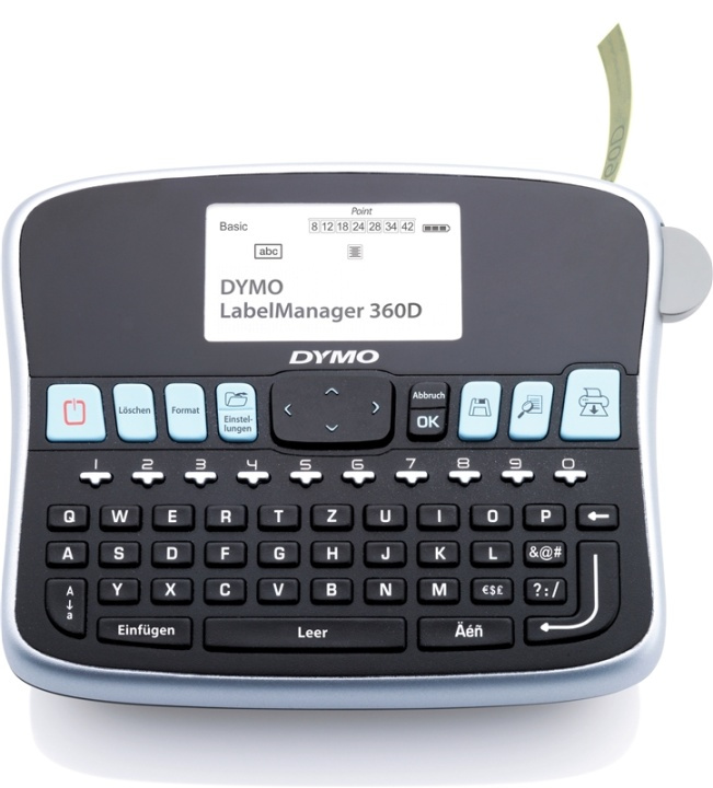 DYMO LabelManager T 360D QWZ i gruppen COMPUTERTILBEHØR / Printere og tilbehør / Printere / Labelmaskiner og tilbehør / Skrive og tilbehør hos TP E-commerce Nordic AB (A14645)