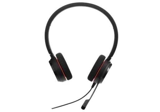 Jabra Evolve 20 MS Stereo Headset Huvudband USB Type-A Svart i gruppen COMPUTERTILBEHØR / Computer Tilbehør / Headset hos TP E-commerce Nordic AB (A14845)