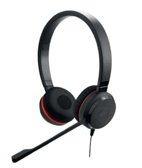 Jabra Evolve 20SE MS Stereo Headset Huvudband Svart i gruppen COMPUTERTILBEHØR / GAMING / Headset hos TP E-commerce Nordic AB (A14849)