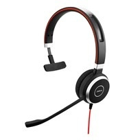 Jabra EVOLVE 40 Headset Huvudband 3,5 mm kontakt Svart, Silver i gruppen COMPUTERTILBEHØR / Computer Tilbehør / Headset hos TP E-commerce Nordic AB (A14854)