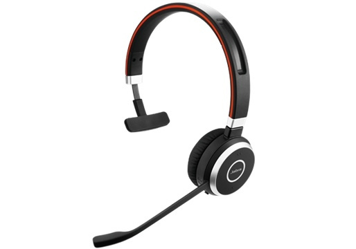 Jabra Evolve 40 MS Mono Headset Huvudband Svart i gruppen COMPUTERTILBEHØR / GAMING / Headset hos TP E-commerce Nordic AB (A14855)