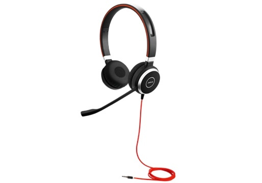 Jabra EVOLVE 40 Stereo Headset Huvudband Svart i gruppen COMPUTERTILBEHØR / Computer Tilbehør / Headset hos TP E-commerce Nordic AB (A14857)