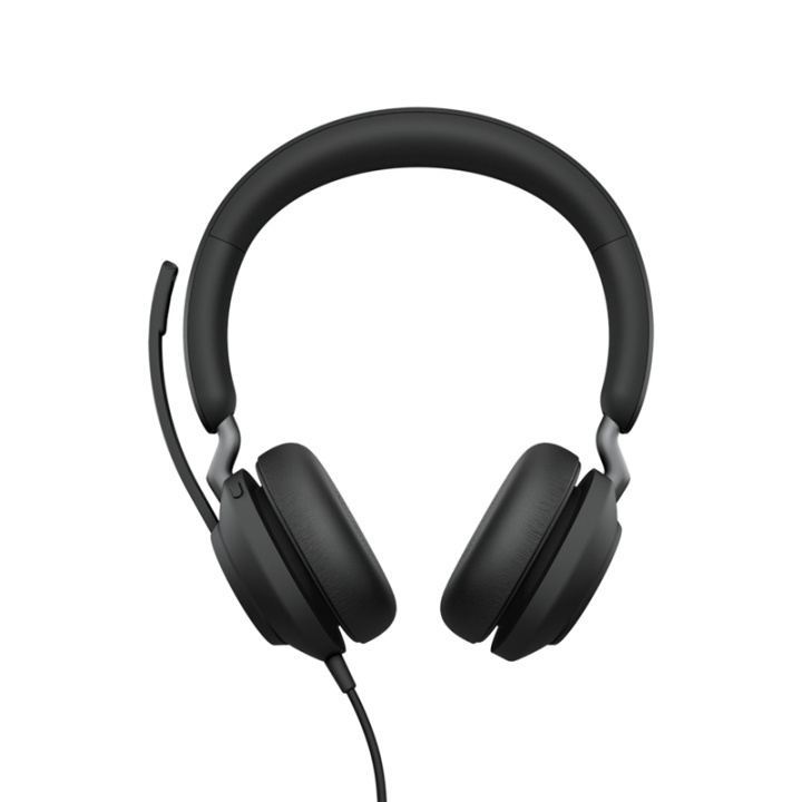 Jabra Evolve2 40, MS Stereo Headset Huvudband USB Type-A Svart i gruppen COMPUTERTILBEHØR / Computer Tilbehør / Headset hos TP E-commerce Nordic AB (A14860)