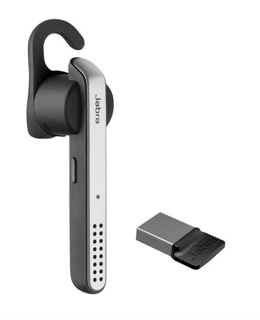 Jabra Stealth UC Headset I öra Micro-USB Bluetooth Svart, Grå, Silver i gruppen SMARTPHONES & TABLETS / Øvrigt tilbehør / Håndfri til bilen hos TP E-commerce Nordic AB (A14861)