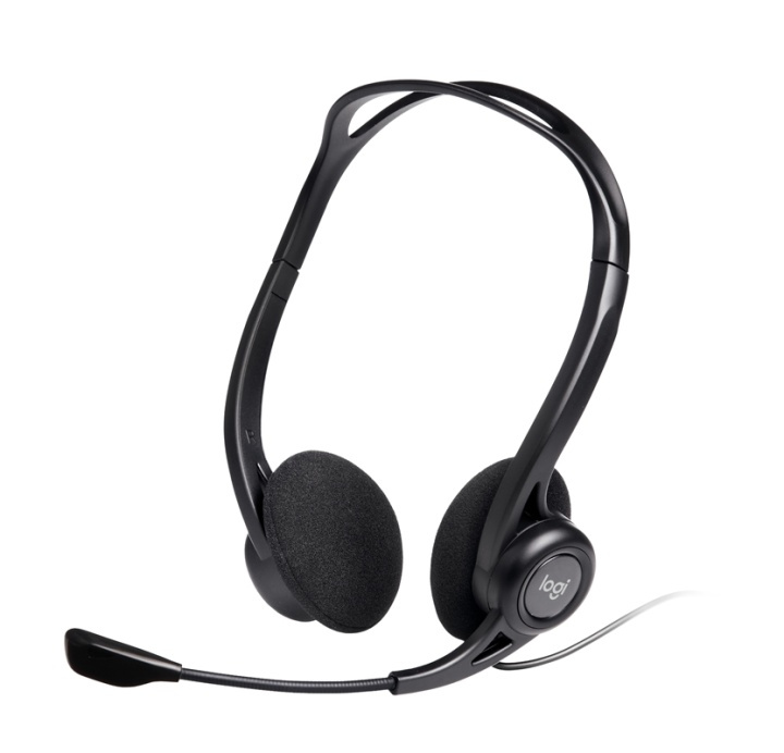 Logitech PC Headset 960 USB Kabling Headset i gruppen COMPUTERTILBEHØR / Computer Tilbehør / Headset hos TP E-commerce Nordic AB (A14866)