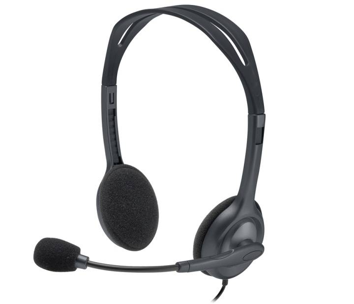 Logitech H111 Headset 3,5 mm kontakt Grå i gruppen COMPUTERTILBEHØR / Computer Tilbehør / Headset hos TP E-commerce Nordic AB (A14867)