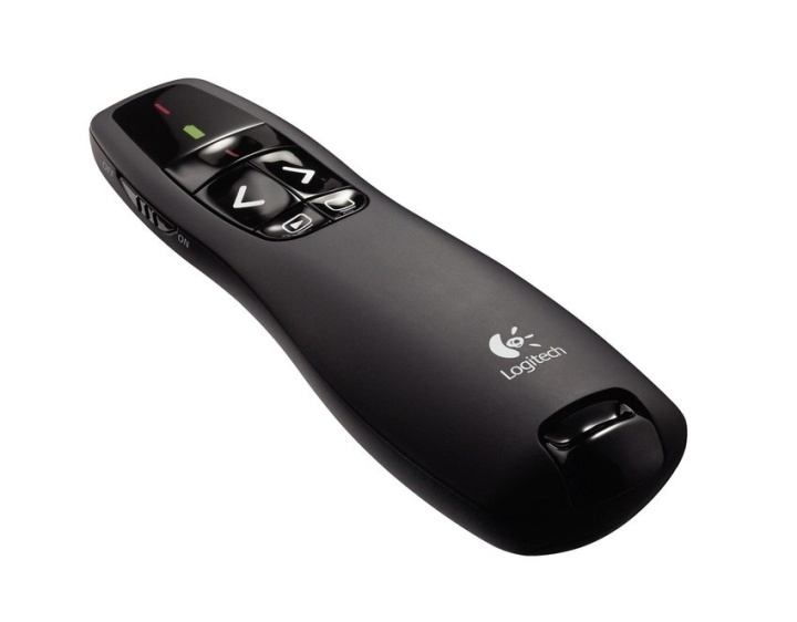 Logitech Wireless Presenter R400 USB Svart i gruppen COMPUTERTILBEHØR / Computer Tilbehør / Andet hos TP E-commerce Nordic AB (A14913)