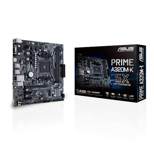 ASUS MB PRIME A320M-K AMD A320 Uttag AM4 micro ATX i gruppen COMPUTERTILBEHØR / Computerkomponenter / Bundkort hos TP E-commerce Nordic AB (A15136)