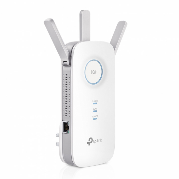 TP-LINK RE450 Nätverksrepeater Vit 10, 100, 1000 Mbit/s i gruppen COMPUTERTILBEHØR / Netværk / WiFi forlængere hos TP E-commerce Nordic AB (A15213)