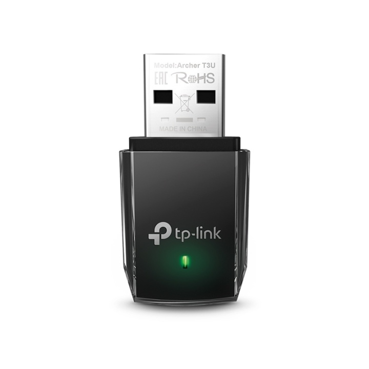 TP-LINK Archer T3U WLAN 1267 Mbit/s i gruppen COMPUTERTILBEHØR / Netværk / Netværkskort / USB trådløs hos TP E-commerce Nordic AB (A15250)