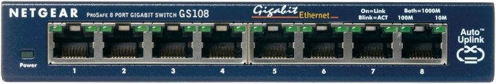Netgear ProSafe 8-Port Gigabit Desktop Switch Ohanterad i gruppen COMPUTERTILBEHØR / Netværk / Switches / 10/100/1000Mbps hos TP E-commerce Nordic AB (A15270)