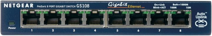 Netgear ProSafe 8-Port Gigabit Desktop Switch Ohanterad i gruppen COMPUTERTILBEHØR / Netværk / Switches hos TP E-commerce Nordic AB (A15270)