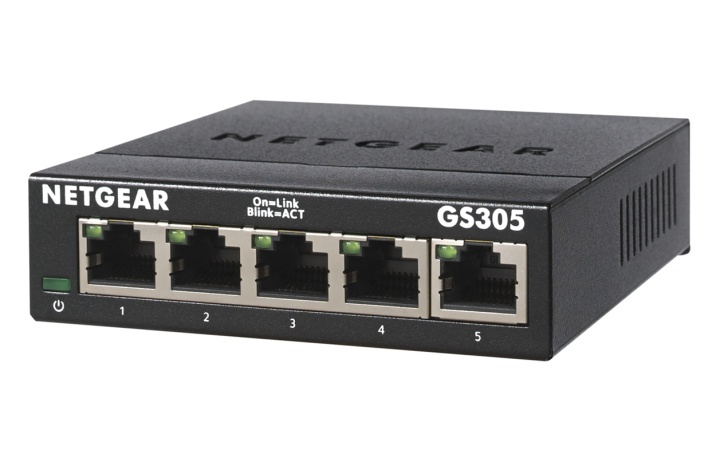 Netgear GS305-300PES nätverksswitchar Ohanterad L2 Gigabit Ethernet (10/100/1000 i gruppen COMPUTERTILBEHØR / Netværk / Switches / 10/100/1000Mbps hos TP E-commerce Nordic AB (A15274)