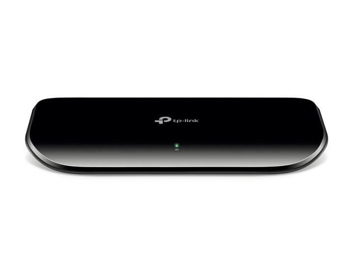 TP-LINK TL-SG1008D Ohanterad Gigabit Ethernet (10/100/1000) Svart i gruppen COMPUTERTILBEHØR / Netværk / Switches hos TP E-commerce Nordic AB (A15289)