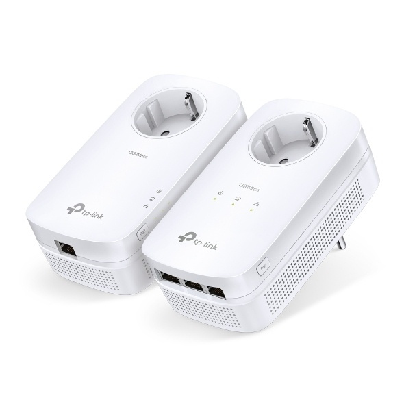 TP-LINK TL-PA8033P KIT PowerLine-nätverksadapter 1300 Mbit/s Nätverksansluten (E i gruppen COMPUTERTILBEHØR / Netværk / Homeplug/Powerline hos TP E-commerce Nordic AB (A15343)