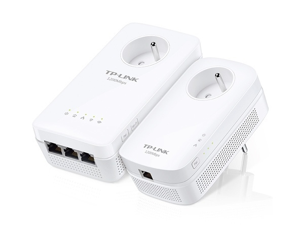 TP-LINK AV1200 1200 Mbit/s Nätverksansluten (Ethernet) Wi-Fi Vit 2 styck i gruppen COMPUTERTILBEHØR / Netværk / Homeplug/Powerline hos TP E-commerce Nordic AB (A15344)