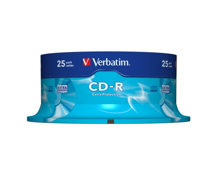 Verbatim CD-R Extra Protection 700 MB 25 styck i gruppen HJEMMEELEKTRONIK / Lagringsmedier / CD / DVD / BD-diske / CD-R hos TP E-commerce Nordic AB (A15421)
