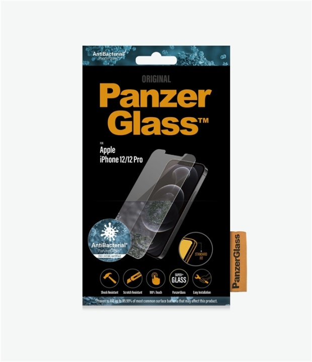 PanzerGlass 2708 skärmskydd Genomskinligt skärmskydd Apple 1 styck i gruppen SMARTPHONES & TABLETS / Mobil Beskyttelse / Apple / iPhone 12 / Skærmbeskyttelse hos TP E-commerce Nordic AB (A15440)