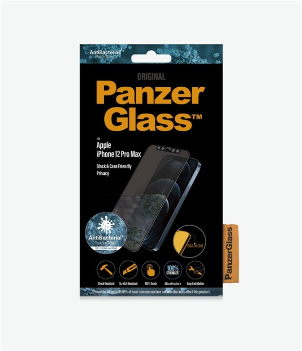 PanzerGlass P2712 skärmskydd Apple 1 styck i gruppen SMARTPHONES & TABLETS / Mobil Beskyttelse / Apple / iPhone 12 Pro / Skærmbeskyttelse hos TP E-commerce Nordic AB (A15471)