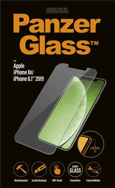 PanzerGlass 2662 skärmskydd Genomskinligt skärmskydd Apple 1 styck i gruppen SMARTPHONES & TABLETS / Mobil Beskyttelse / Apple / iPhone XR / Skærmbeskyttelse hos TP E-commerce Nordic AB (A15476)