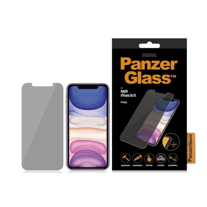 PanzerGlass P2662 skärmskydd Apple 1 styck i gruppen SMARTPHONES & TABLETS / Mobil Beskyttelse / Apple / iPhone 11 / Skærmbeskyttelse hos TP E-commerce Nordic AB (A15488)