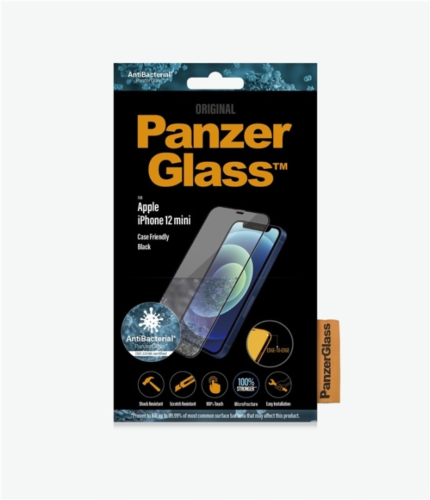 PanzerGlass 2710 skärmskydd Genomskinligt skärmskydd Apple 1 styck i gruppen SMARTPHONES & TABLETS / Mobil Beskyttelse / Apple / iPhone 12 Mini / Skærmbeskyttelse hos TP E-commerce Nordic AB (A15495)