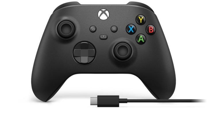 Microsoft Xbox Wireless Controller + USB-C Cable Svart Spelplatta Analog / Digit i gruppen HJEMMEELEKTRONIK / Spilkonsoller og tilbehør / Xbox Series X hos TP E-commerce Nordic AB (A15518)