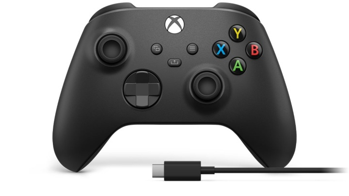 Microsoft Xbox Wireless Controller + USB-C Cable Svart Spelplatta Analog / Digit i gruppen HJEMMEELEKTRONIK / Spilkonsoller og tilbehør / Xbox One / Tilbehør hos TP E-commerce Nordic AB (A15518)