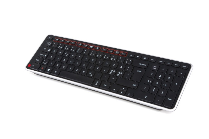 Contour Design Balance tangentbord RF Trådlös QWERTY Nordiska språk Svart i gruppen COMPUTERTILBEHØR / Mus og tastatur / Tastatur / Ledningsfri hos TP E-commerce Nordic AB (A15610)