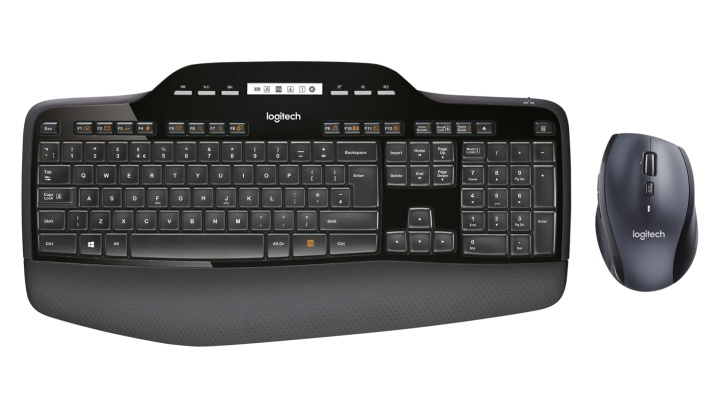 Logitech MK710 tangentbord RF Trådlös QWERTY Amerikanskt internationellt Svart i gruppen COMPUTERTILBEHØR / Mus og tastatur / Tastatur / Ledningsfri hos TP E-commerce Nordic AB (A15640)