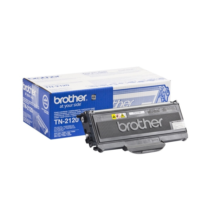 Brother TN-2120 Tonerkassett 1 styck Original Svart i gruppen COMPUTERTILBEHØR / Printere og tilbehør / Blæk og toner / Toner / Brother hos TP E-commerce Nordic AB (A15685)