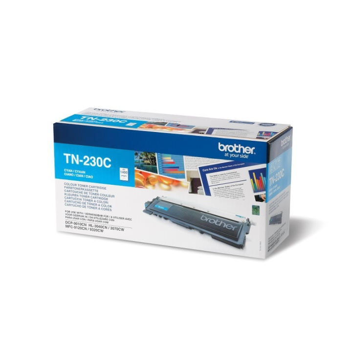 Brother TN-230C Tonerkassett 1 styck Original Cyan i gruppen COMPUTERTILBEHØR / Printere og tilbehør / Blæk og toner / Toner / Brother hos TP E-commerce Nordic AB (A15689)