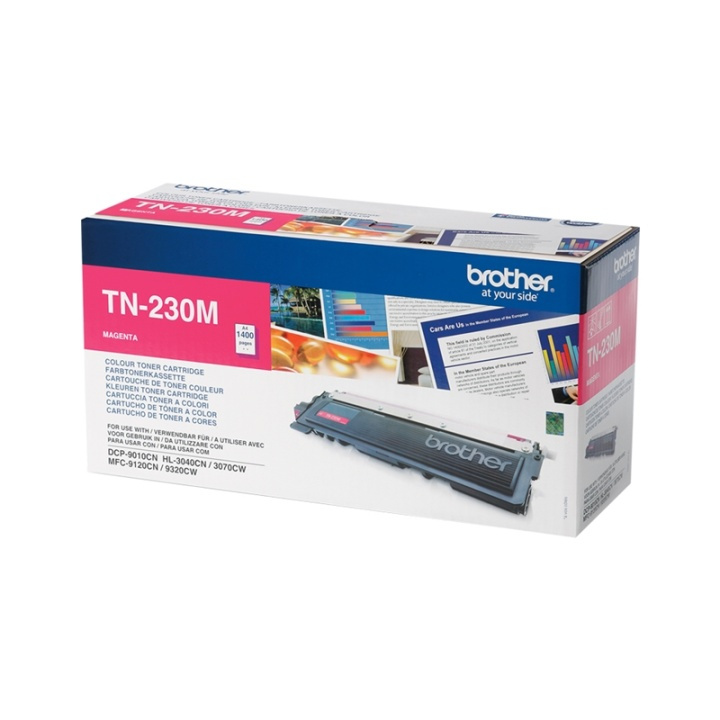 Brother TN-230M Tonerkassett 1 styck Original Magenta i gruppen COMPUTERTILBEHØR / Printere og tilbehør / Blæk og toner / Toner / Brother hos TP E-commerce Nordic AB (A15690)