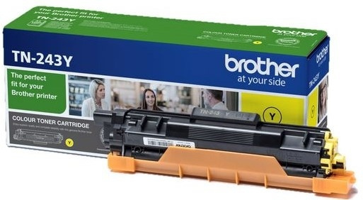 Brother TN-243Y Tonerkassett 1 styck Original Gul i gruppen COMPUTERTILBEHØR / Printere og tilbehør / Blæk og toner / Toner / Brother hos TP E-commerce Nordic AB (A15703)