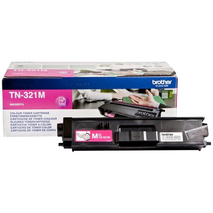 Brother TN-321M Tonerkassett 1 styck Original Magenta i gruppen COMPUTERTILBEHØR / Printere og tilbehør / Blæk og toner / Toner / Brother hos TP E-commerce Nordic AB (A15718)